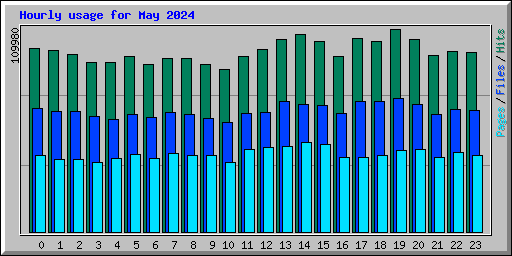 Hourly usage for May 2024